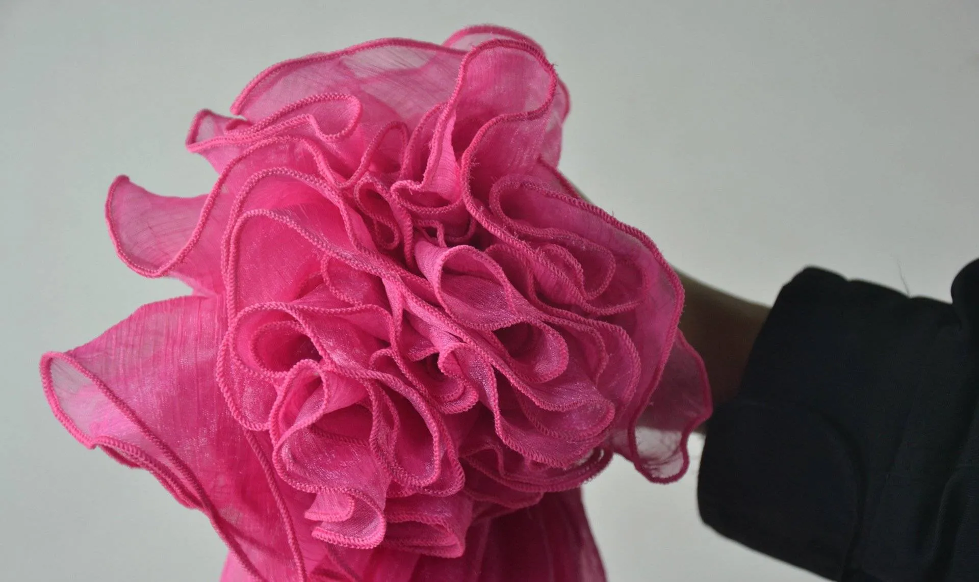 5 Sizes, XS-XL, 18 colors, High Waist Long Chiffon Skirt with  Ruffles Hem