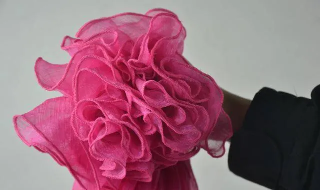 5 Sizes, XS-XL, 18 colors, High Waist Long Chiffon Skirt with  Ruffles Hem