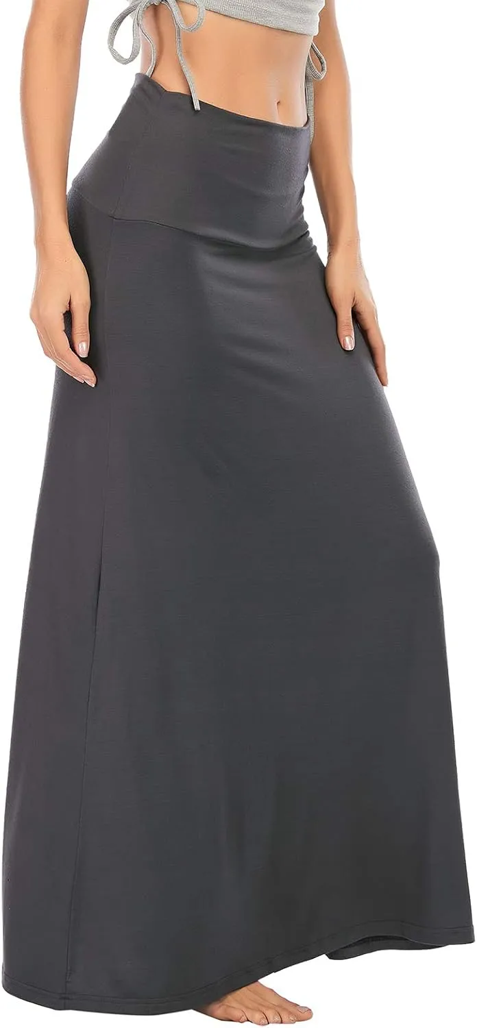 American Trends Womens Maxi Skirts Long Skirt for Women High Waist Maxi Dresses