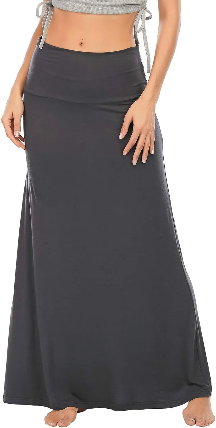 American Trends Womens Maxi Skirts Long Skirt for Women High Waist Maxi Dresses