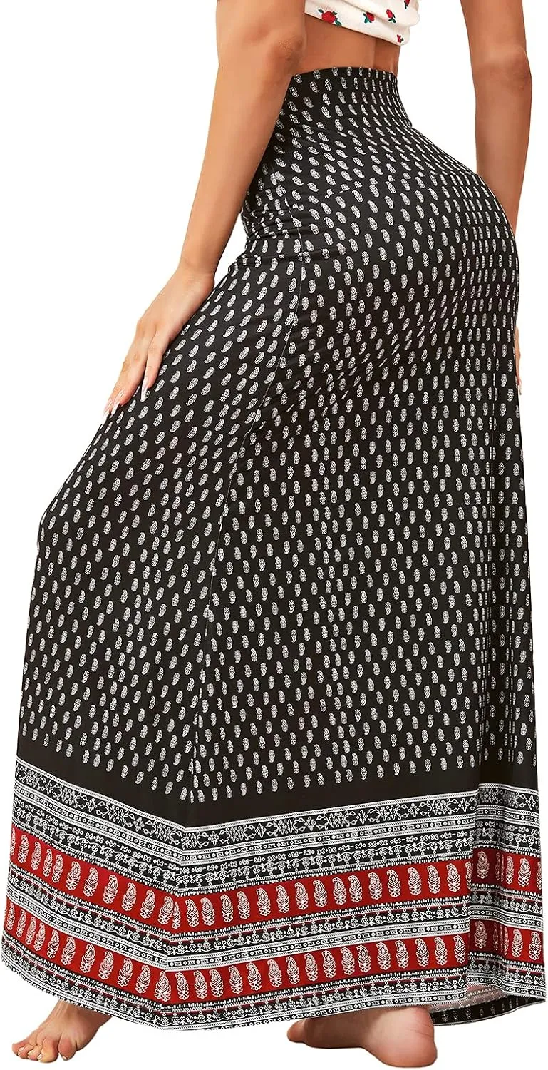 American Trends Womens Maxi Skirts Long Skirt for Women High Waist Maxi Dresses