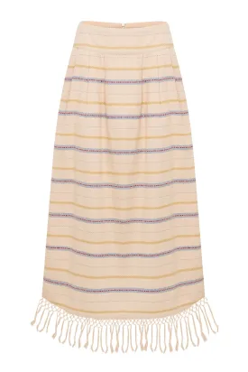 Kuna Fringe Skirt - Final Sale