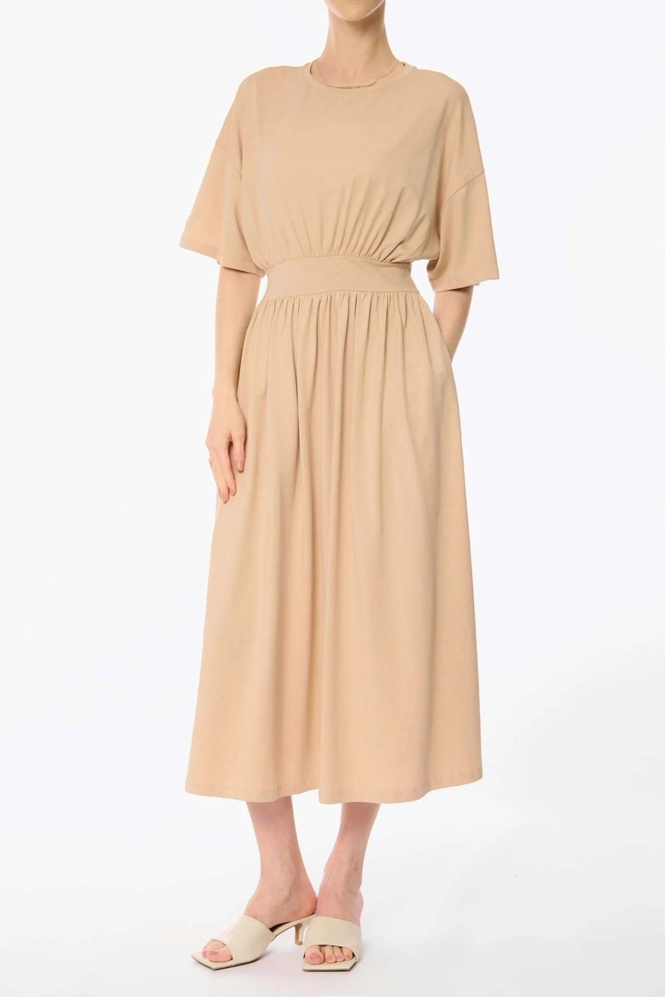 TOBY maxi dress (Nude)