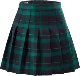 Women Pleated Skirt Tennis Golf Skorts with Lining Shorts Athletic Pleated Skirts for Women